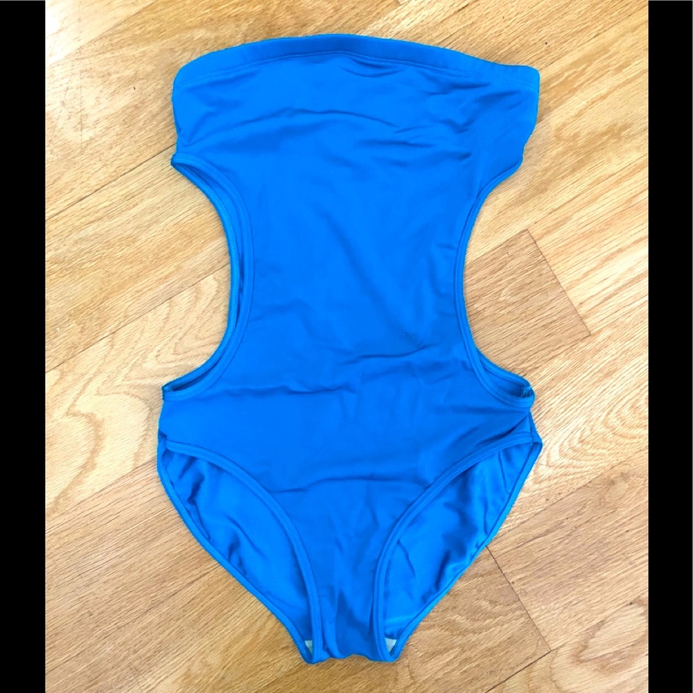 American Apparel turquoise bodysuit/swimsuit